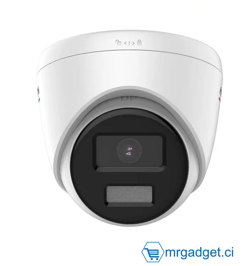 HIKVISION DS-2CD1327G2-LUF 2.8mm - Camera IP - Dome ( Tourelle ) 2MP ColorVu & Audio -Résistant à l'eau et à la poussière (IP67) - micro SD (carte mémoire)