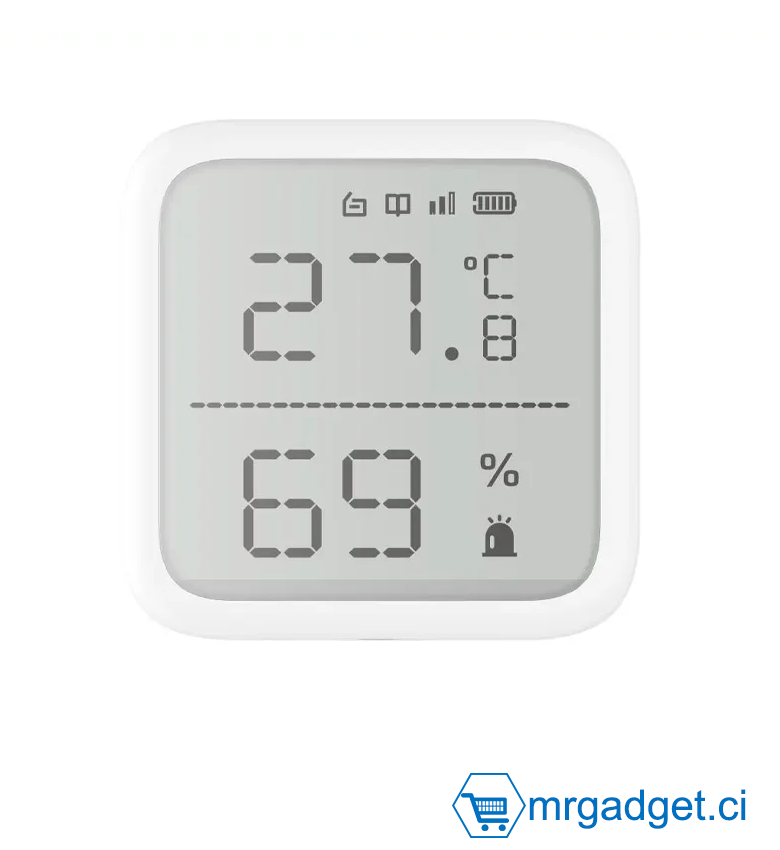 Hikvision DS-PDTPH-E-WE(O-STD)  capteur de température et d'humidité sans fil pour alarme AX Pro  868Mhz