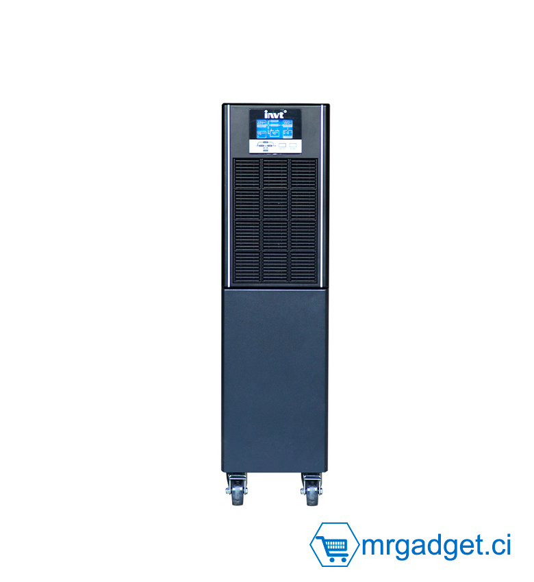INVT HT1110XS - Onduleur Online - Modèle Tower- Monophasé - PF =1  - 10kVa/10kW - Batteries incluses (12V9AH *16)