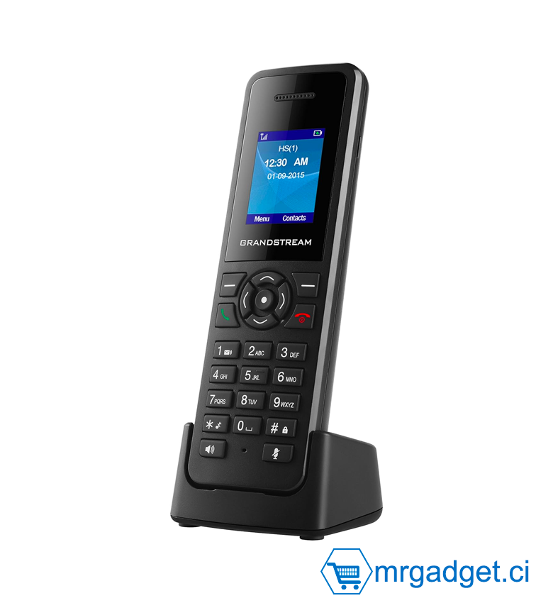 Téléphone VoIP sans fil Dect Grandstream DP720, noir