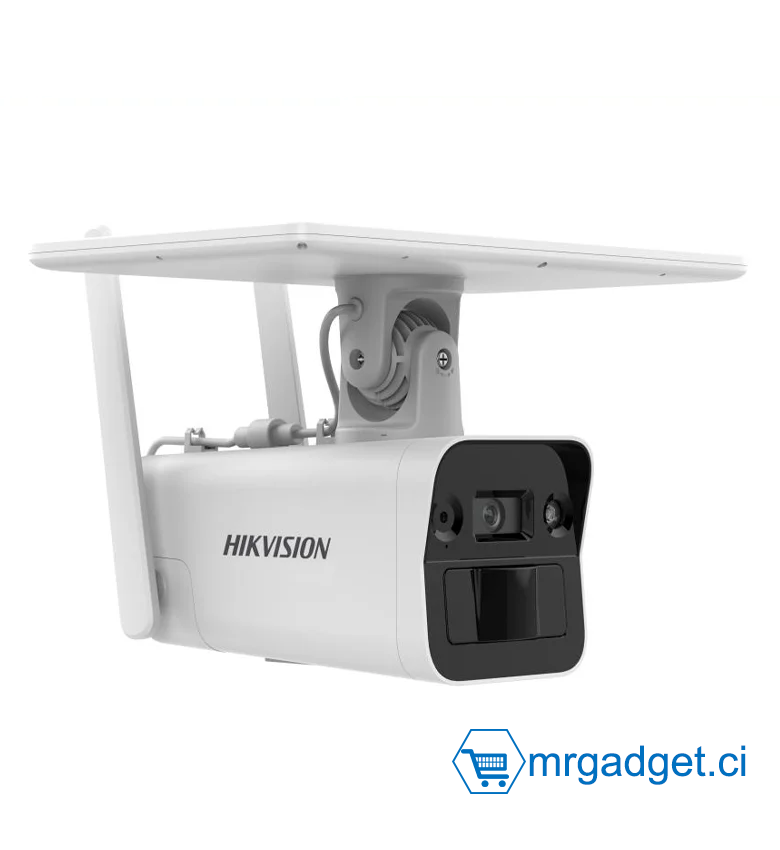 Hikvision DS-2XS2T41G1-ID/4G/C05S07 (4mm)(O-ST) Caméra de sécurité solaire de 4 MP, 4G Connection avec batterie intégrée