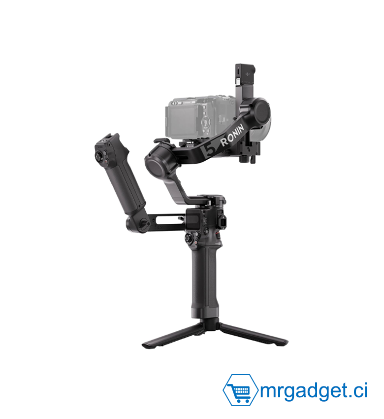 DJI RS 5 COMBO - Bundle DJI RS 5, stabilisateur de nacelle pour caméra Canon/Sony/Panasonic/Nikon/Fujifilm, Suivi Intelligent, poignée de Mallette électronique, molettes de réglage précis, Nouvel indicateur d’axe Z