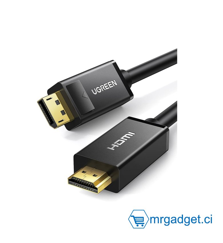 UGREEN DP119 15774  4K Câble DisplayPort 1.4 vers  HDMI - 200CM