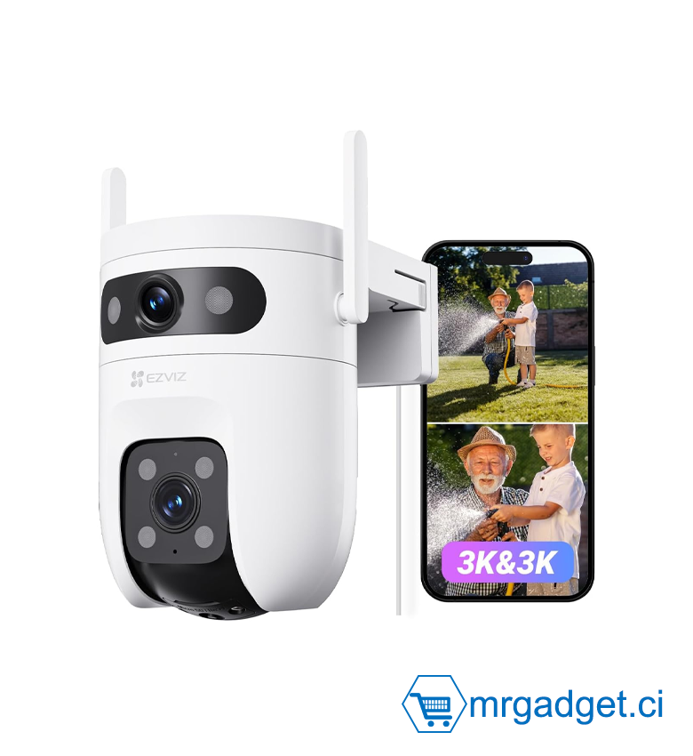 EZVIZ  H9C (5 MP + 5 MP) Caméra Wi-Fi panora