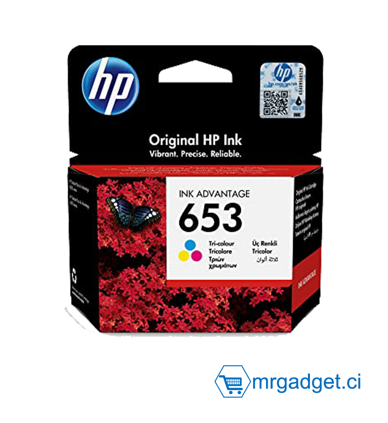 HP 653 Tri-Color Original Ink Advantage HP 653 Tri-Color Original Ink Advantage Cartridge