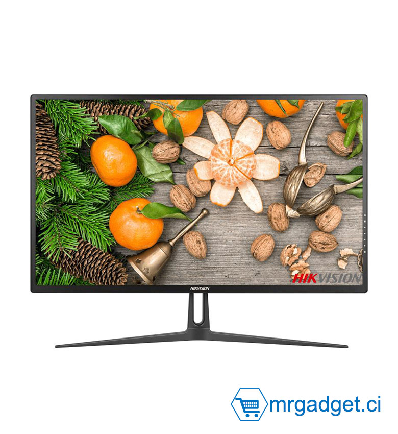 Hikvision DS-D5232F2-1V1S - Moniteur LED Professionnel 32 Pouces - Résolution Full HD 1080p - Conçu pour Vidéosurveillance 24h/24 et 7j/7 - Entrées HDMI/VGA et Haut-parleurs Intégrés - Fixation VESA