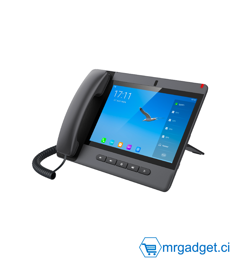 Téléphone IP à écran tactile Android FANVIL A320 - Écran tactile couleur 1280 x 800 de 10,1 pouces - Wi-Fi 2,4G/5G intégré - Prise en charge des appels vidéo bidirectionnels