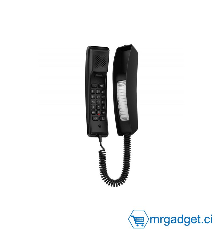 FANVIL H2U NOIR- Téléphone IP POE -  interp