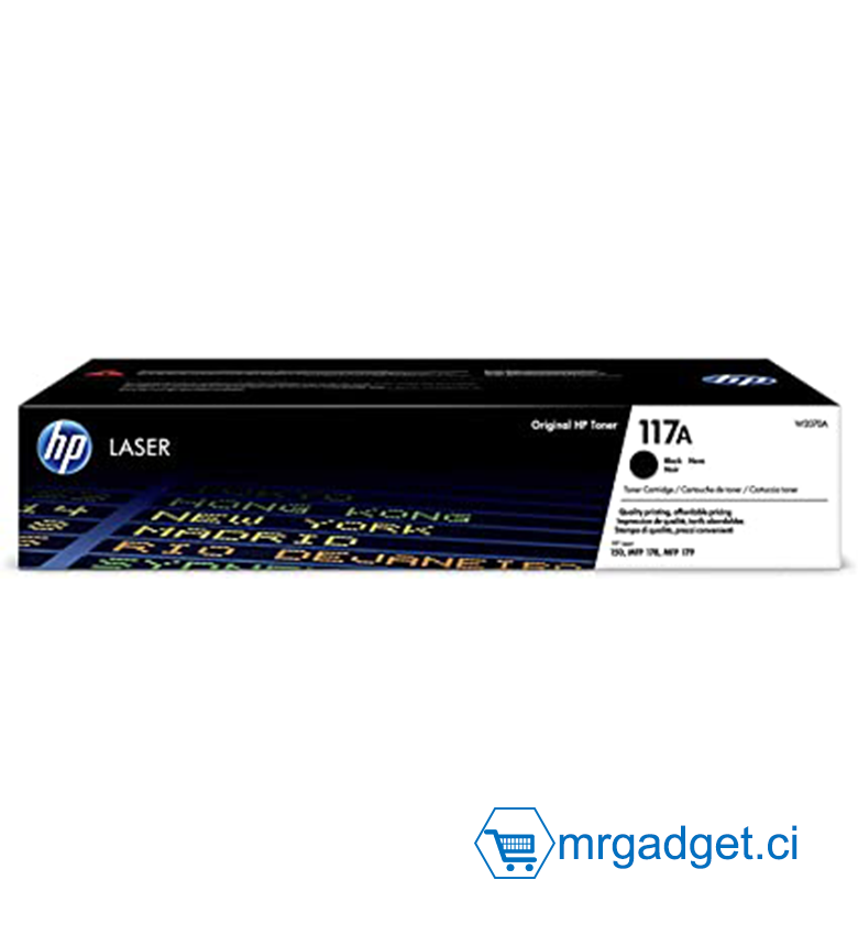 HP 117A W2070A Toner Noir Authentique