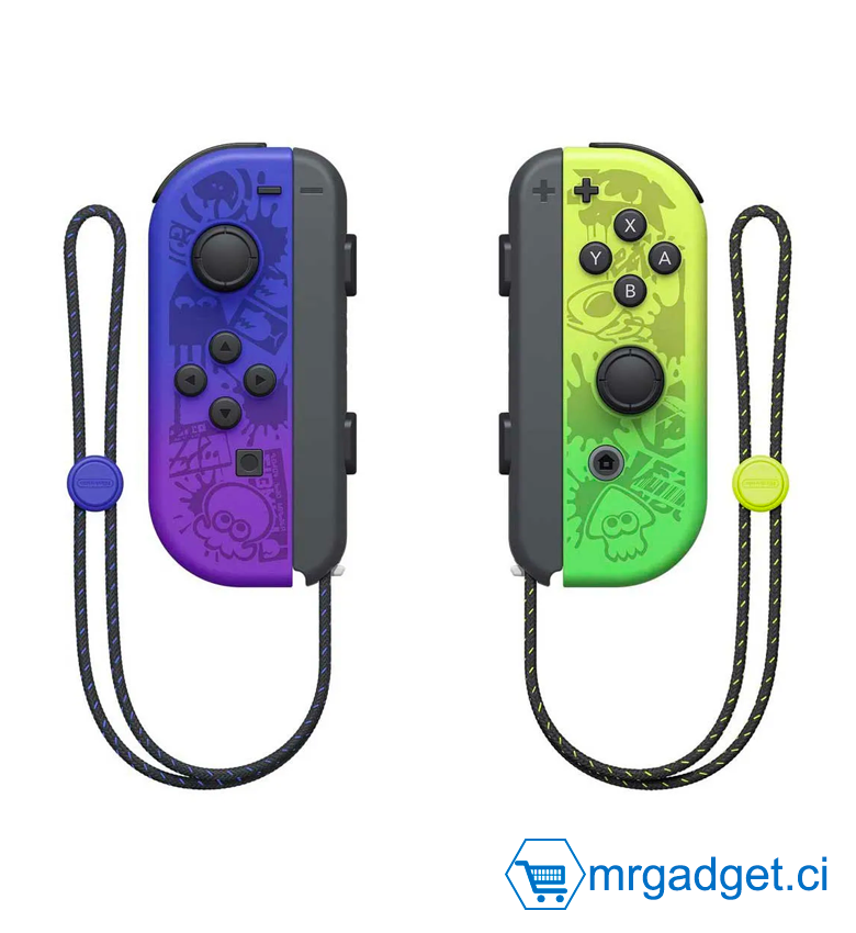 Nintendo Switch Paire de manettes Joy-Con –  Splatoon 3 Edition dégradé bleu et dégradé jaune et noir