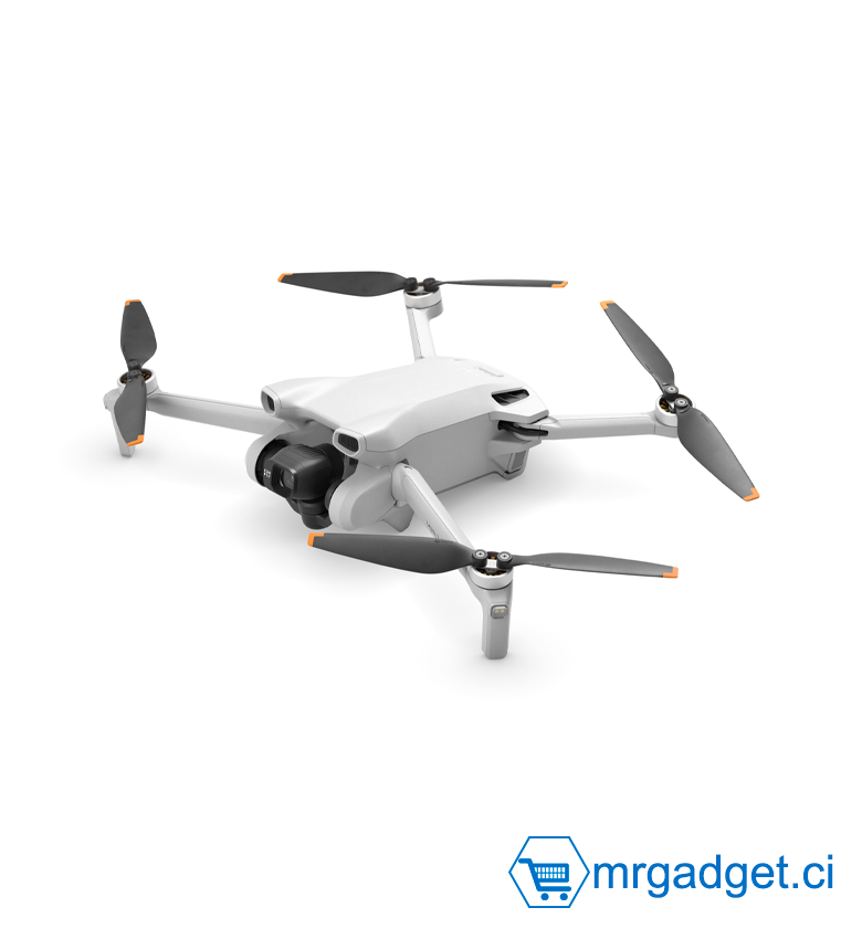 Bundle DJI Mini 3 Fly More (DJI RC) – Mini drone caméra léger et pliable avec vidéo 4K HDR, temps de vol de 38 minutes, Prise verticale réelle et fonctions intelligentes.