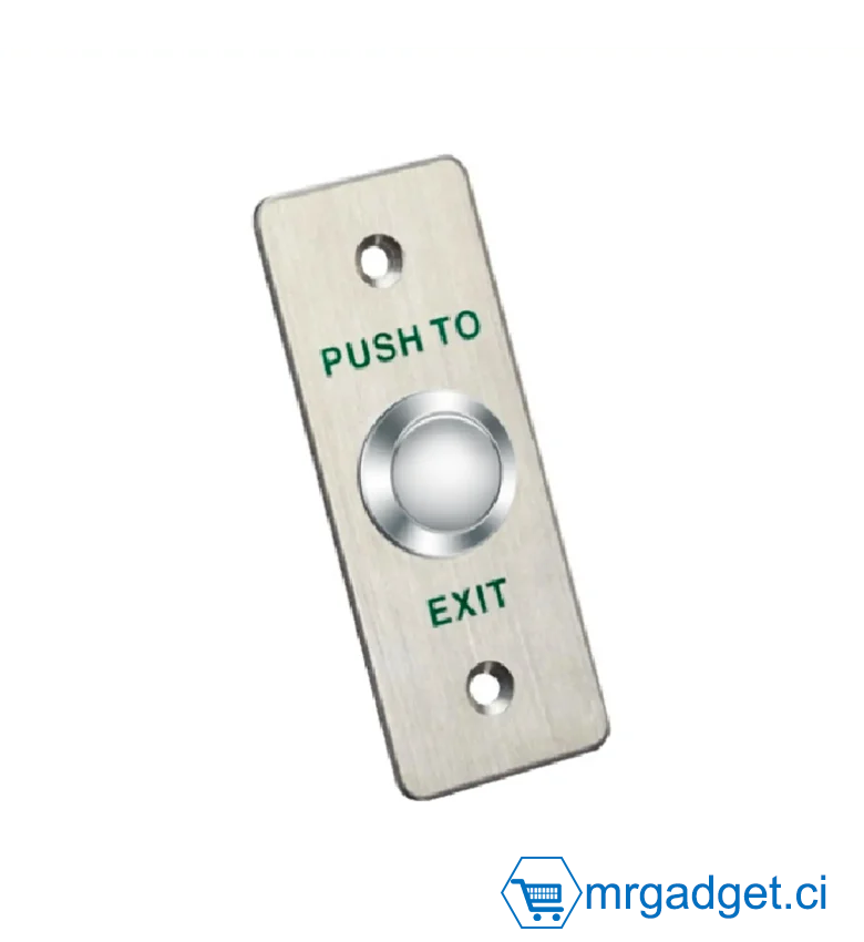 HIKVISION DS-K7P02(O-NEU) - Bouton poussoir (Ouverture de porte et Urgence)