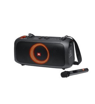 JBL PartyBox On-The-Go , Haut-Parleur de fête, Ceinture et 2 Microphone Noir