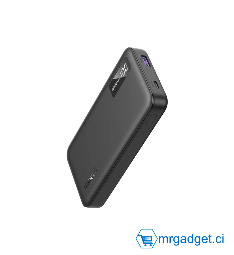 PowerBank Slim 20W Batterie externe à double charge rapide 10000mAh USB C PD 3.0 Compacte et légère  à Affichage numérique pour iPhone 16 Pro Max, iPad, AirPods, Galaxy S25 Ultra, Pixel - UGREEN XPB311 25742  #10188