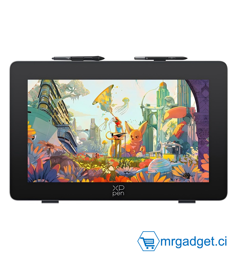 Tablette Graphique 4K XP-Pen Artist Pro 24 (Gen 2) - Écran 23,8" Calman Verified - 16384 Niveaux de Pression (X3 Pro) - 1 Milliard de Couleurs - Entièrement Laminée - Idéal Animation, Design 3D & Architecture - Noir - Support Intégré