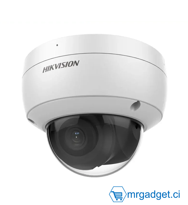 Hikvision DS-2CD2163G2-IU(2.8mm)(O-STD) -Camera IP - Dome 6MP ColorVu Audio - Acusense Résistant à l'eau et à la poussière (IP67) et anti-vandalisme (IK10)