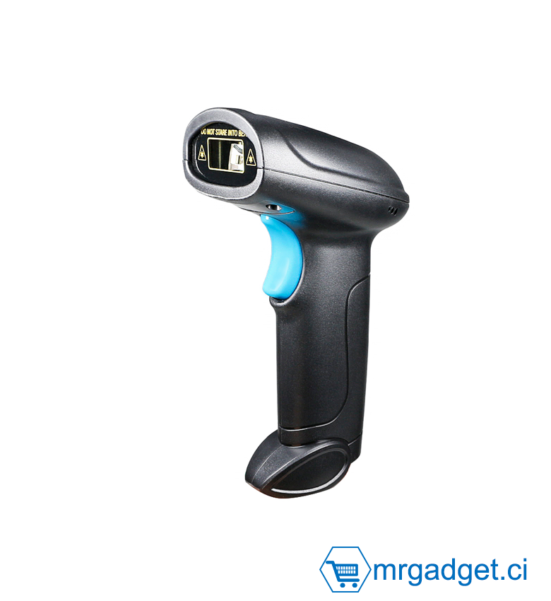 Barcode Scanner  - 1D - 2D - GF-7100W - Connectivité filaire et sans fil - Lecteur de codes-barres laser 1D haute vitesse avec interface USB HS10 Capture de données efficace et gestion des stocks en stock