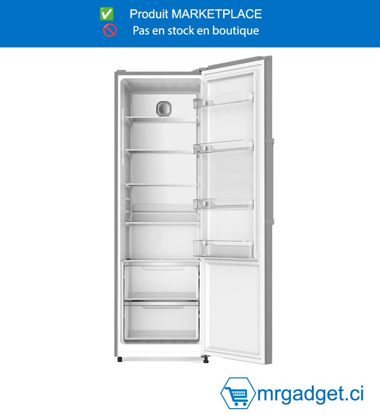 Congélateur Vertical ATL Total No Frost - 373l - 01 Porte - Inox & Silver - ATL-1F450N