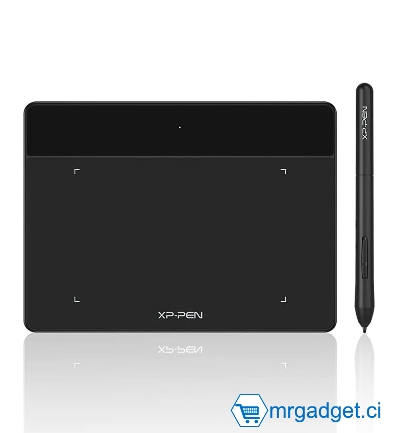 XP-PEN Deco Fun XS Tablette Graphique à Stylet Passif à 8192 NiveauxTablette à Dessin 4x6Pouces Compatible Mac Windows Chrome OS et Android (Noir)