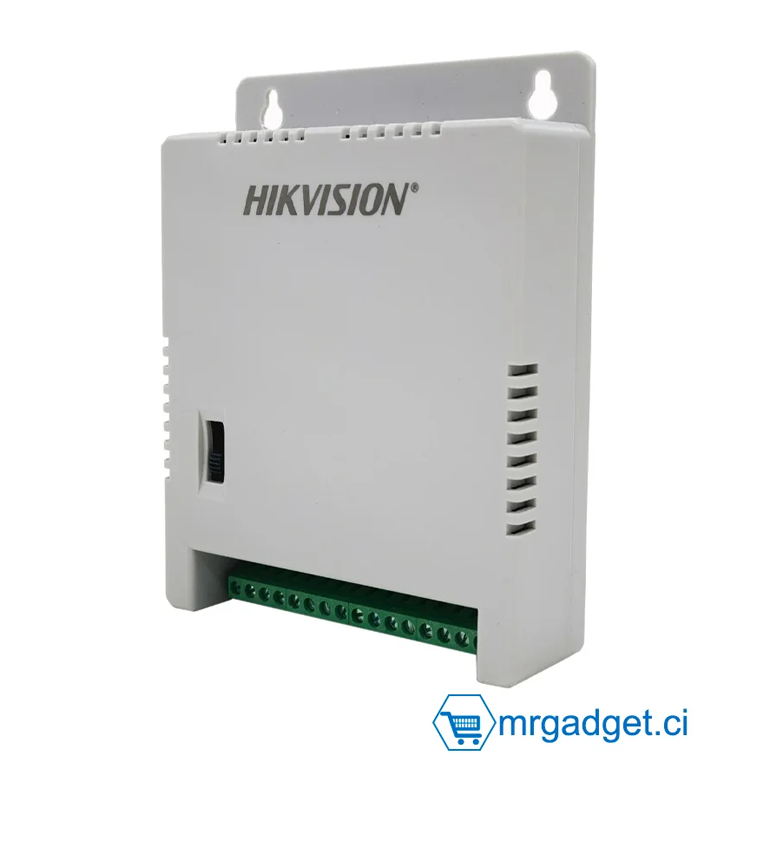Hikvision DS-2FA1208-C16(EUR)(Africa) - Alimentation 16 canaux - 60 W, 12 VCC/1 A maximum par canal, le courant total maximum est de 5 A