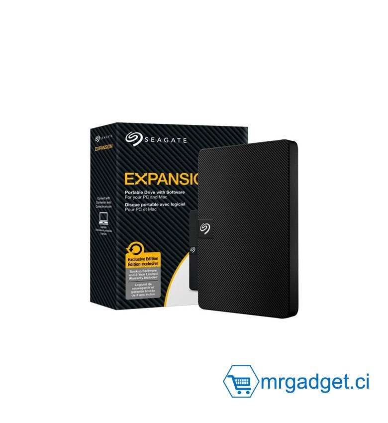 Seagate Disque Dur Externe Expansion - 2T - 2