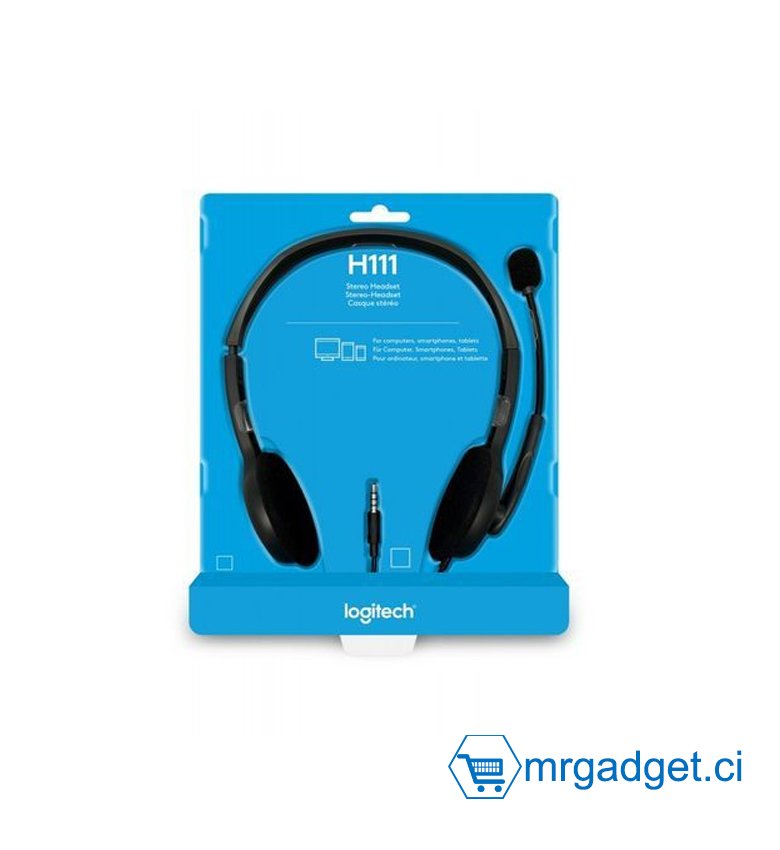 Logitech H111 Casque Filaire, Ecouteurs Stér