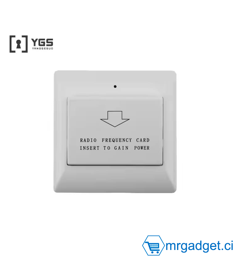 YGS FK002 - ENERGY SAVING - Économiseur d'énergie 220V - 30A - Carte Mifare / RFID