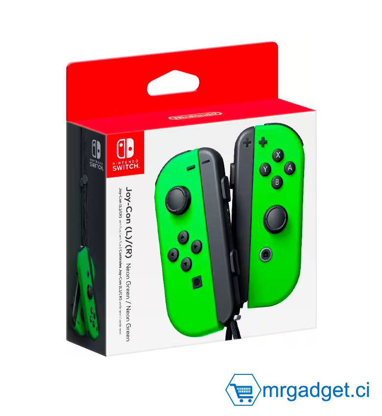 Nintendo Switch Paire de manettes Joy-Con – Vert fluo