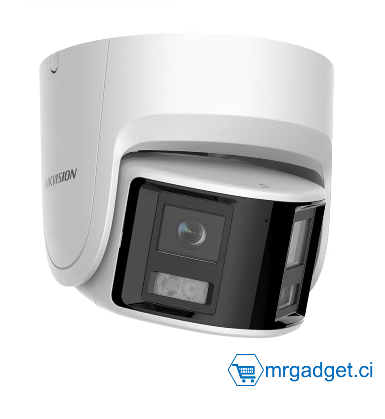 HIKVISION DS-2CD2347G2P-LSU/SL(2.8mm)(C)(OSTD) - Camera IP - Dome 4MP ColorVu Audio - Panoramique Résistant à l'eau et à la poussière (IP67) - Alarme
