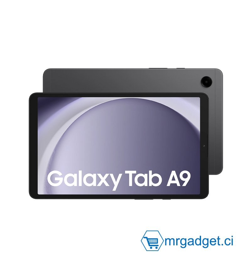 Samsung Galaxy Tab A9 Tablette Android, 64 Go de Stockage, Grand écran de 8.7", Wif et 4G , Son riche, Anthracite