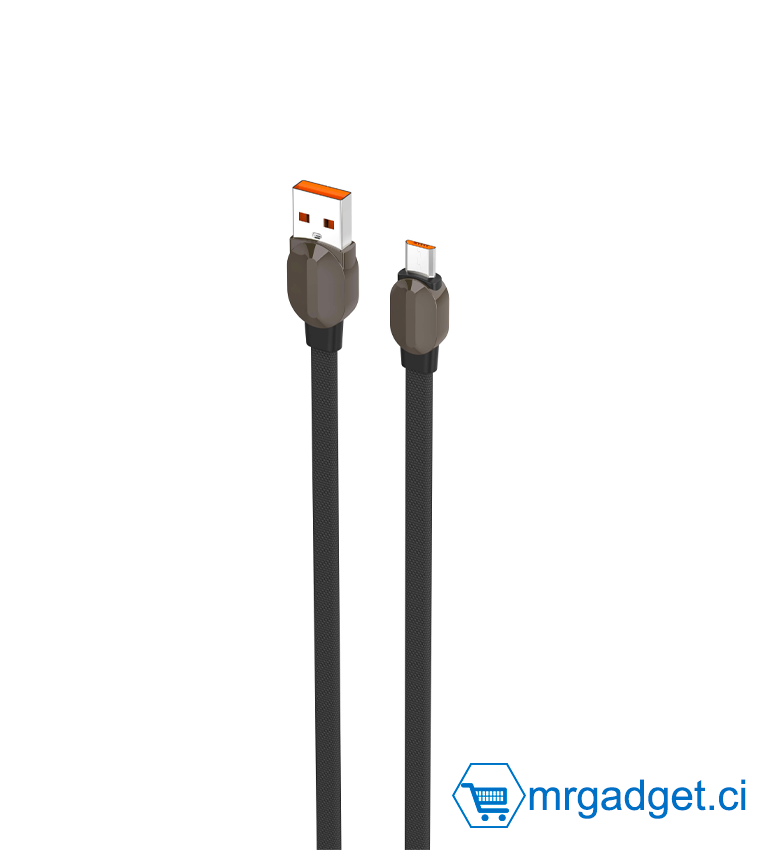 LDNIO LS212 - Cable USB A to Micro USB - 50W- 200cm - Câble de données de charge rapide 30w