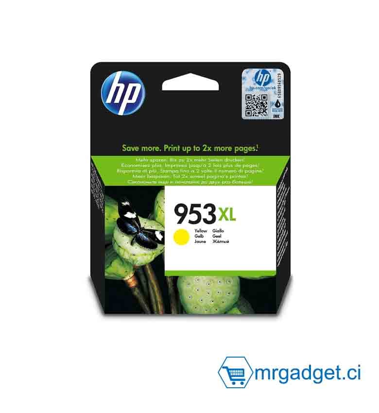 HP 953XL Cartouche d'Encre  Jaune  grande capacité Authentique