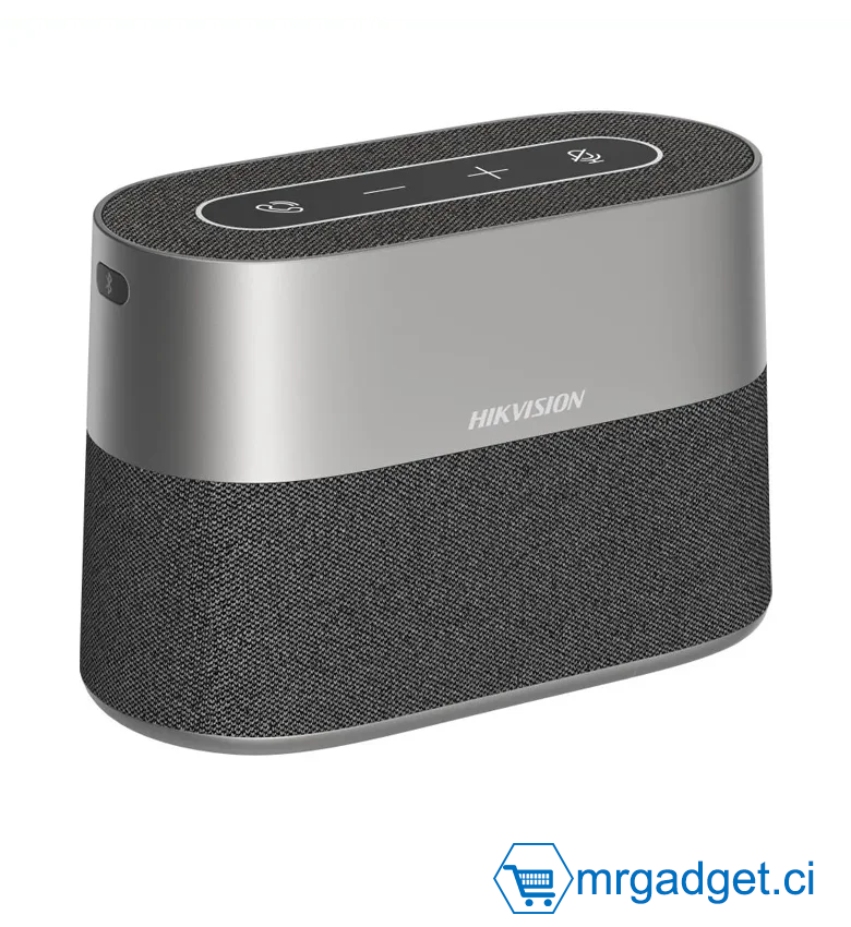 Hikvision DS-UAC-S1(O-STD) - Haut-parleur de conférence sans fil  - Prend en charge la connexion sans fil via Bluetooth et un dongle USB - Connexion Filaire via câble USB