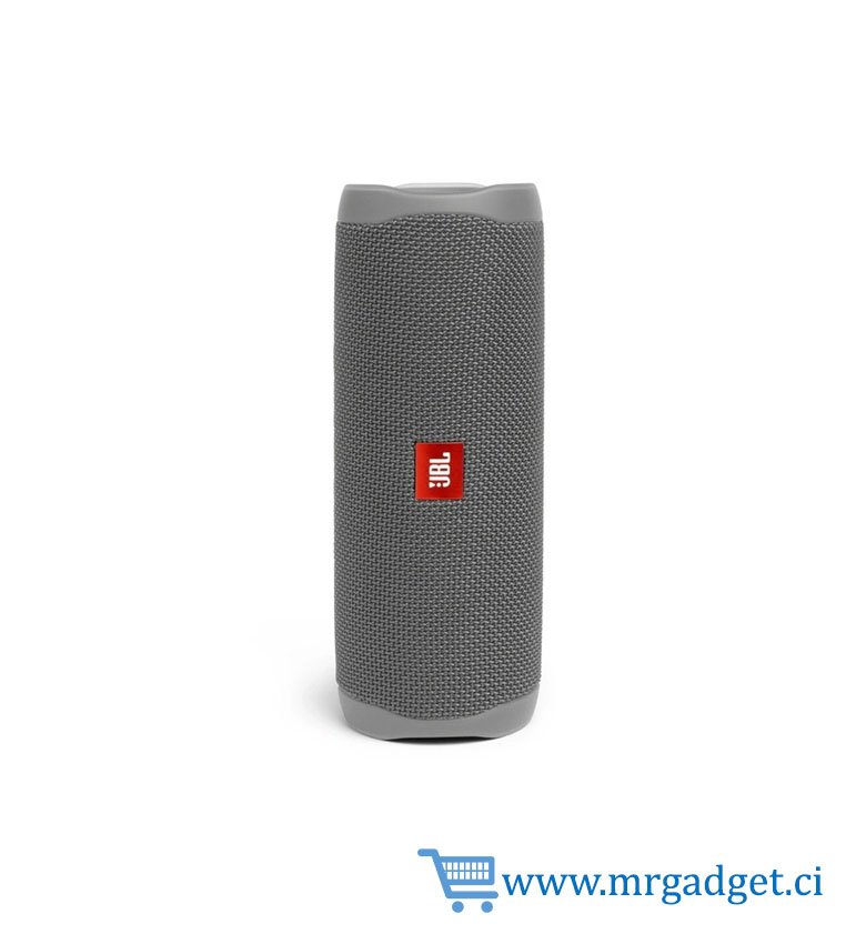 JBL Flip 5 – Enceinte Bluetooth portable robuste – étanche pour piscine & plage – 12 heures d'autonomie – Son unique de JBL – Gris