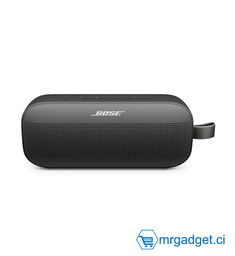 Bose SoundLink Flex, Enceinte sans Fil Bluetooth Portable et étanche, pour Les activités de Plein air - Noire