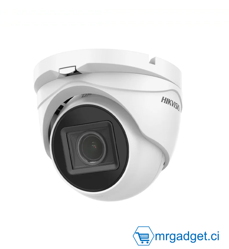 Hikvision DS-2CE79H0T-IT3ZF(2.7-13.5mm)(O- STD)(C) Camera Analogique - Dome 5MP motorisée variofocale - Résistant à l'eau et à la poussière (IP67)