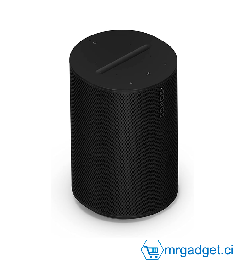 Sonos Era 100. Une icône, remasterisée. avec Une Acoustique de Nouvelle génération. Nouveau Look. Maintenant avec Bluetooth  Écoutez ce Qui Vous a manqué. (Noir)