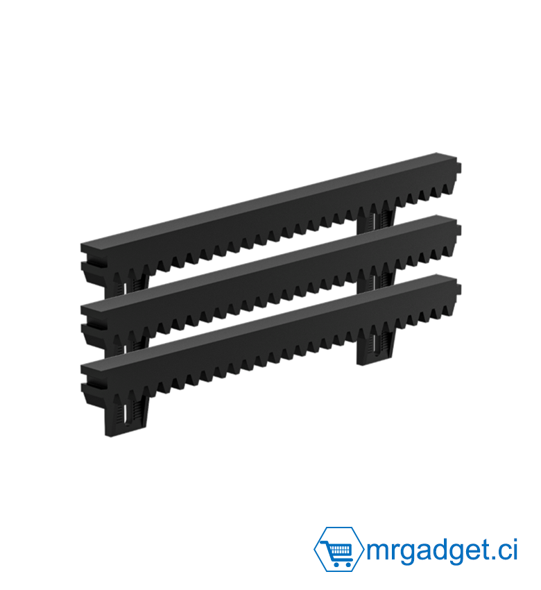 Rail Supplémentaire pour Portail Coulissant EZVIZ CS-HGR2 (1 Mètre) - Extension Crémaillère 3x0.33m - Haute Résistance - Compatible Motorisation EZVIZ HG2 400 & 600 PRO - Installation Facile & Silencieuse