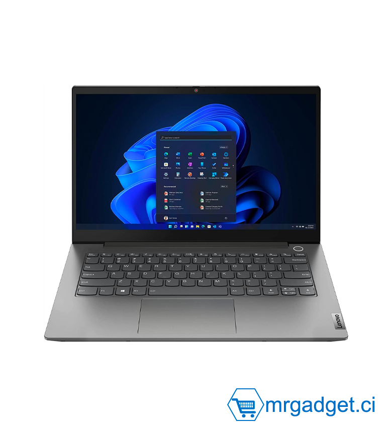 ordinateur portable Lenovo ThinkBook 14 Gen 4, 12e génération, Intel i7-1255U, 14" FHD (1920 x 1080) , SSD 1 To, RAM DDR4 16 Go, Thunderbolt 4, garantie Lenovo Win 11 Pro, gris minéral