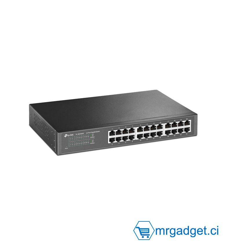 TP-Link TL-SG1024D commutateur - SWITCH réseau Non-géré Gigabit Ethernet (10/100/1000) Gris