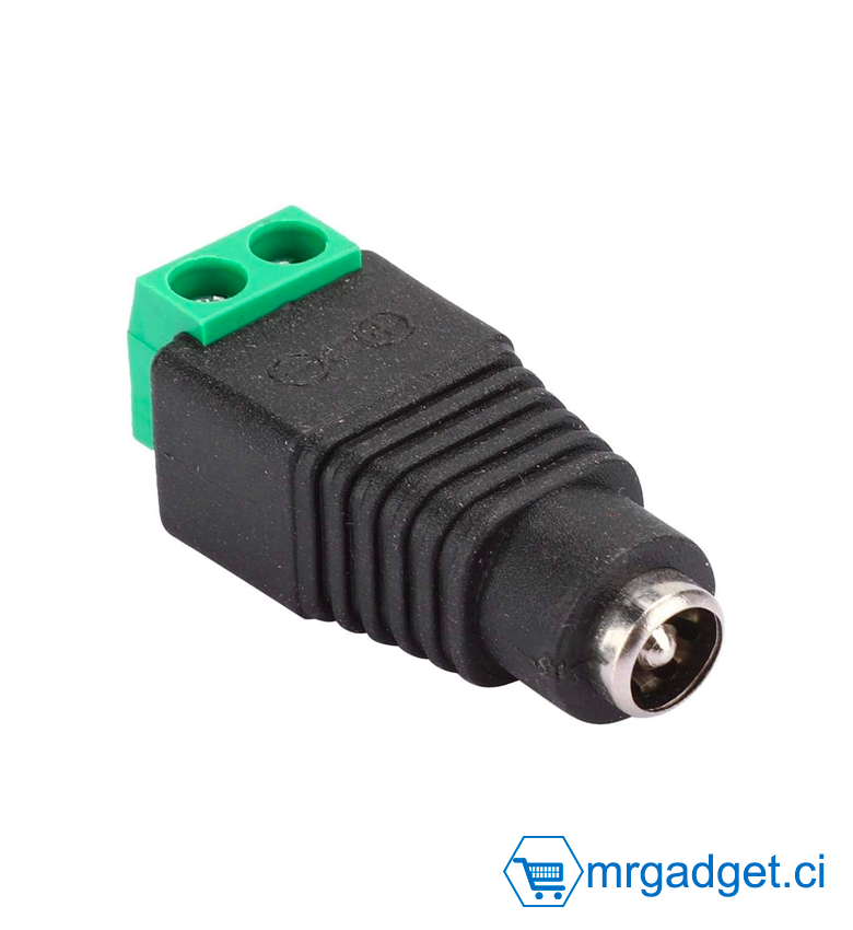 Connecteur d'alimentation DC Femelle 2.5 x 5.5 mm - lot de 50 connecteurs