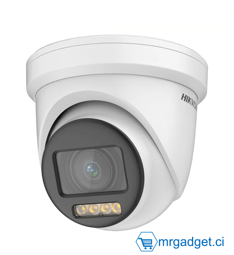 Hikvision DS-2CE79DF8T-AZE(2.8-12mm)(O- STD) Camera Analogique - Dome 2MP ColorVu motorisée variofocale - Résistant à l'eau et à la poussière (IP68)