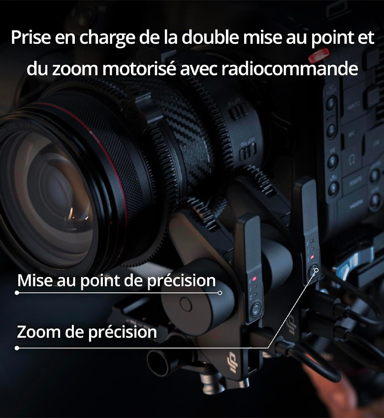 DJI RS 4 Pro Combo, Bundle, DJI Ronin, Stabilisateur Nacelle 3 Axes pour Caméras DSLR et Ciné Canon/Sony/Panasonic/Nikon/Fujifilm, Prise de Vue Verticale, Charge Utile de 4,5 kg, Émetteur d’Images, Moteur Focus Pro