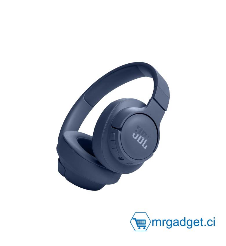 JBL Tune 720BT, casque audio sans fil, léger et confortable, Bluetooth 5.3, autonomie jusqu'à 76 h, charge rapide, son JBL Pure Bass, Violet