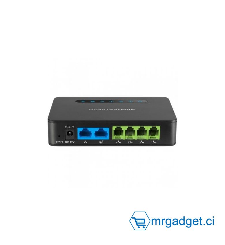 Grandstream HT814  passerelle Analogique FXS 4 ports avec routeur Gigabit NAT,