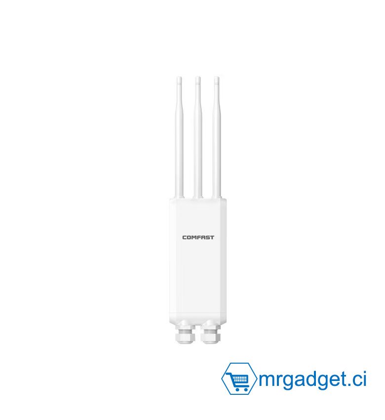 COMFAST CF-EW85 1300Mbps Gigabit POE - Point d'accès extérieur longue portée - Wi-Fi 2.4Ghz et 5GHz