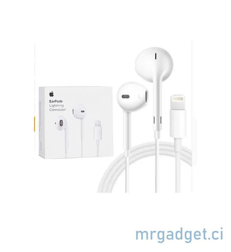 Ecouteur Apple EarPods avec Connecteur Lightn