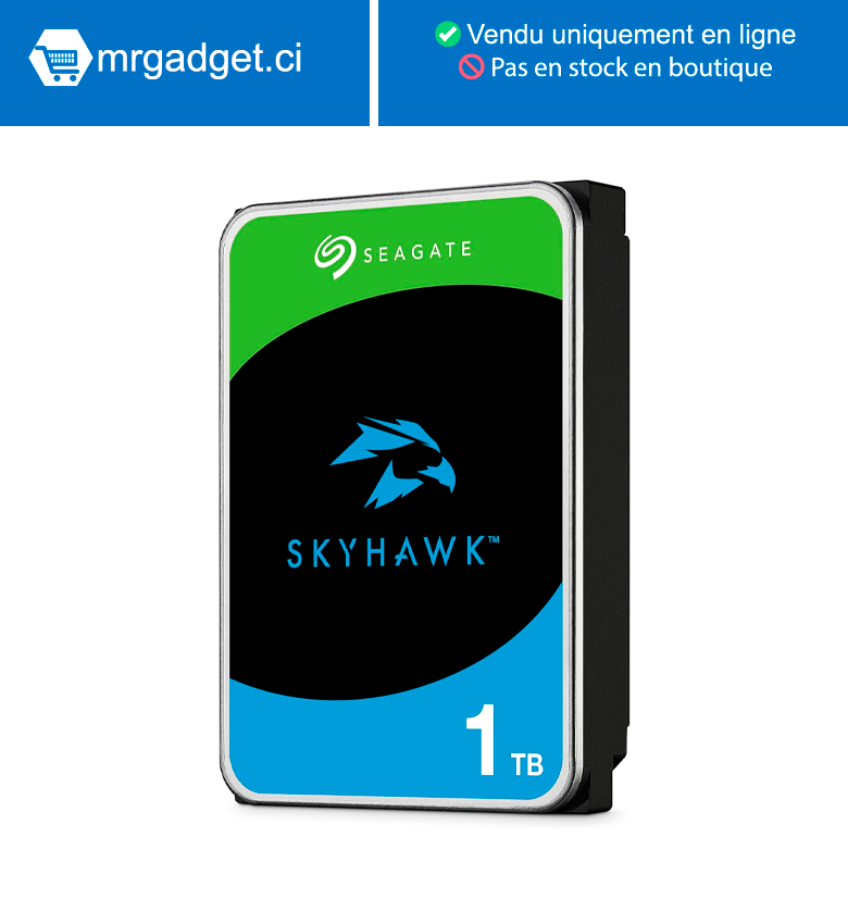 Seagate SkyHawk 1 To - Disque dur adapté à la videosurveillance