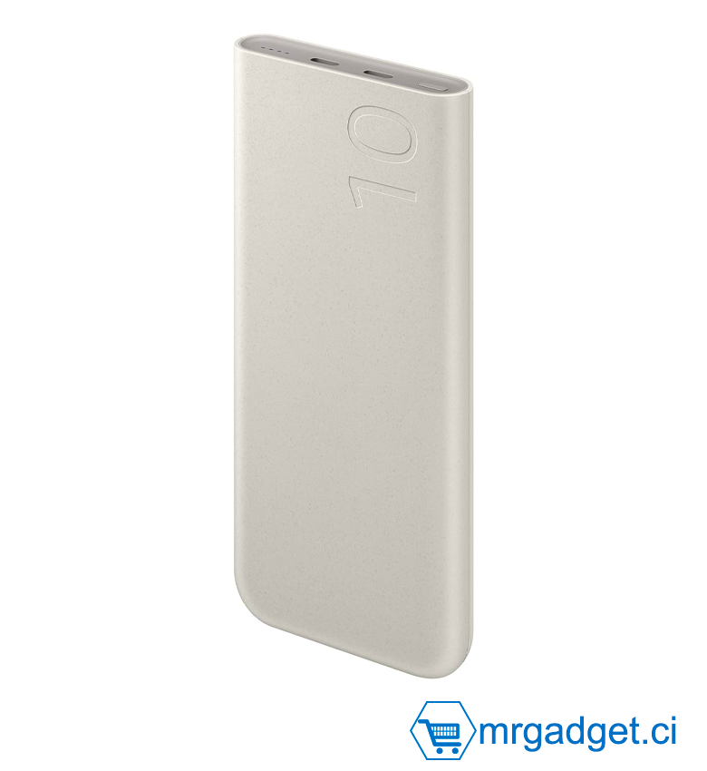 Samsung Powerbank 10000mAh 25W - Batterie externe 10A charge 25W - Charge Ultra Rapide Double port USB-C