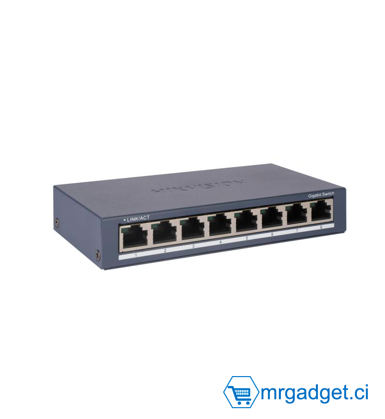 HIKVISION DS-3E0508-O - Switch 8 Port GIGABIT Métallique